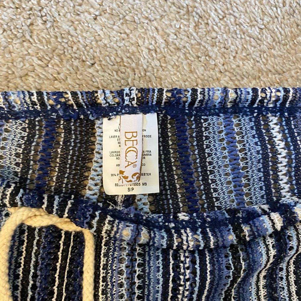 BECCA Striped Swim Coverup Pants - Picture 3 of 3